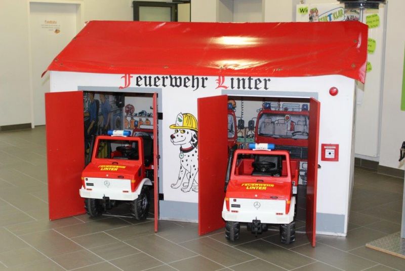 Feuerwehrhaus für die Brandschutzerziehung mit Kindern, Idee und Umsetzung: Klaus Maletzki, Kreisfeuerwehrverband Limburg-Weilburg 